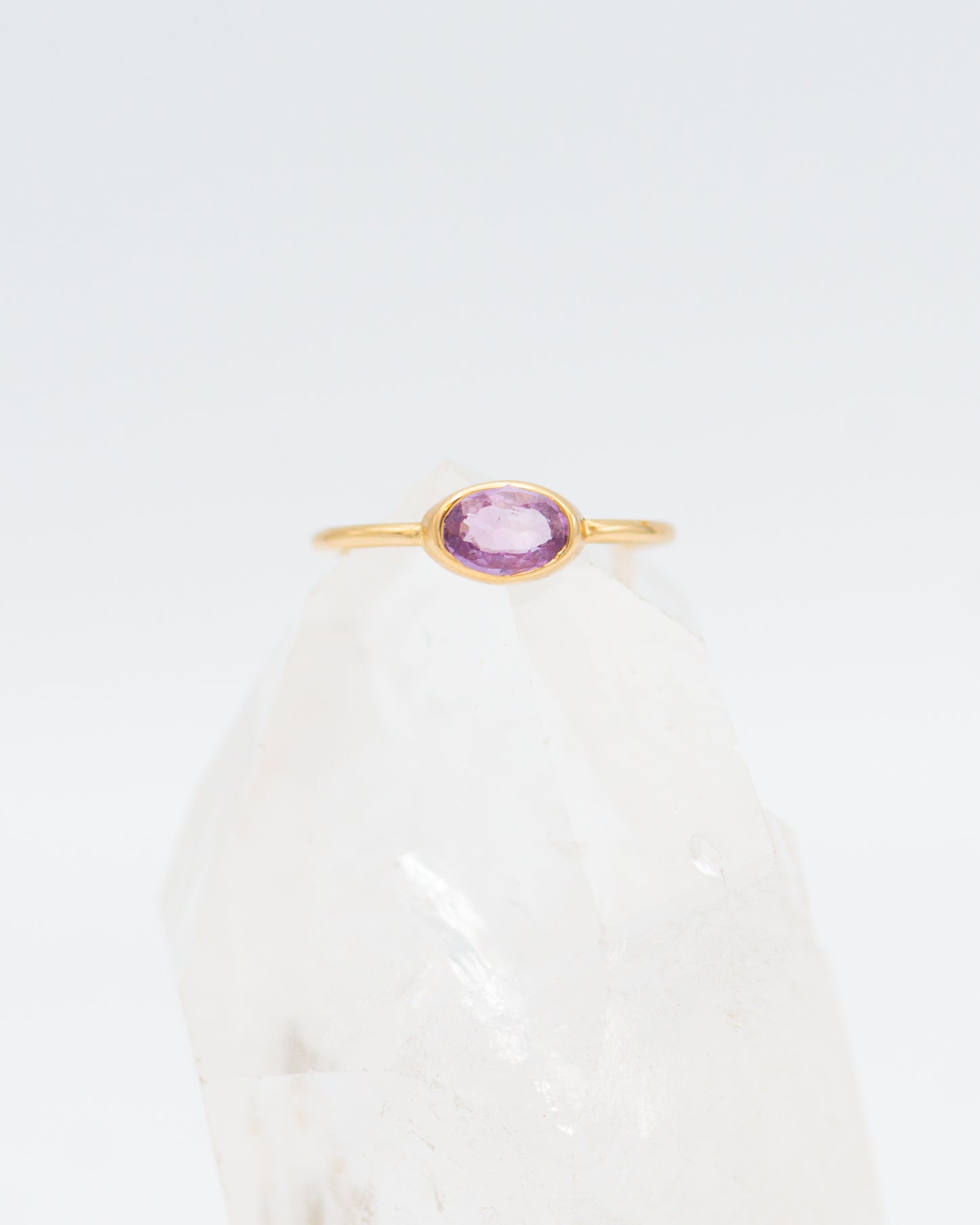 Pink Sapphire Ring 0042