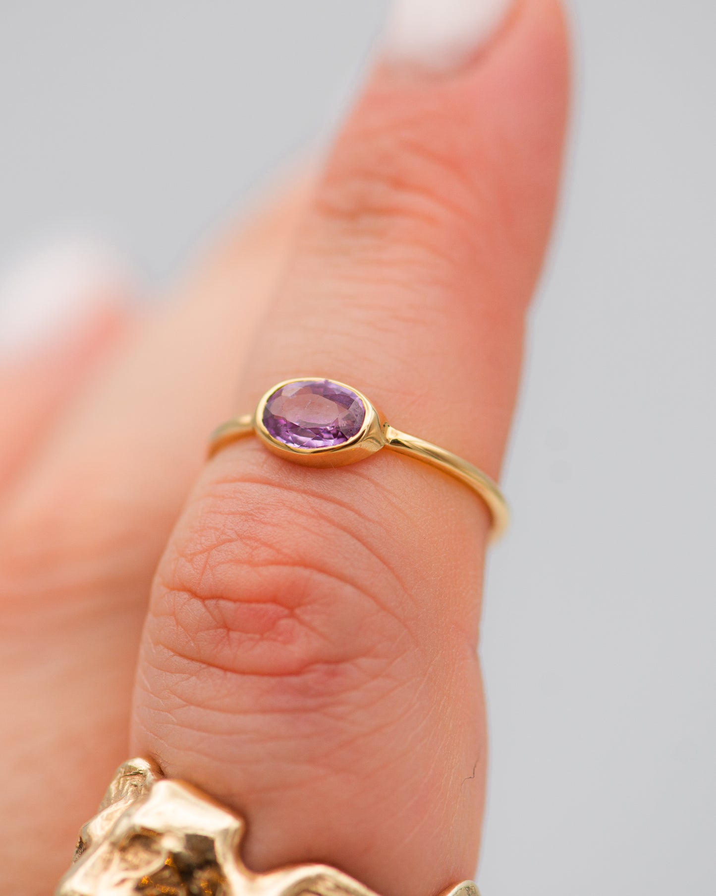 Pink Sapphire Ring 0042