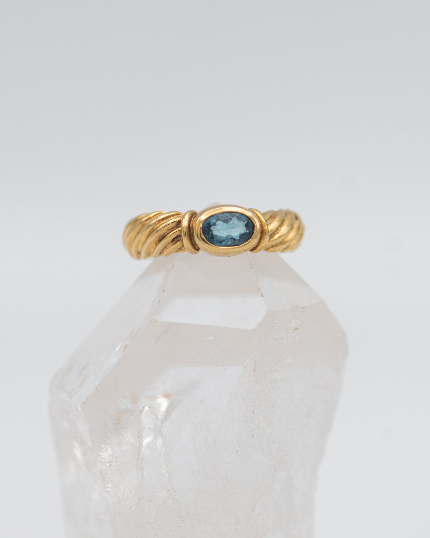 Blue Topaz Ring 0031
