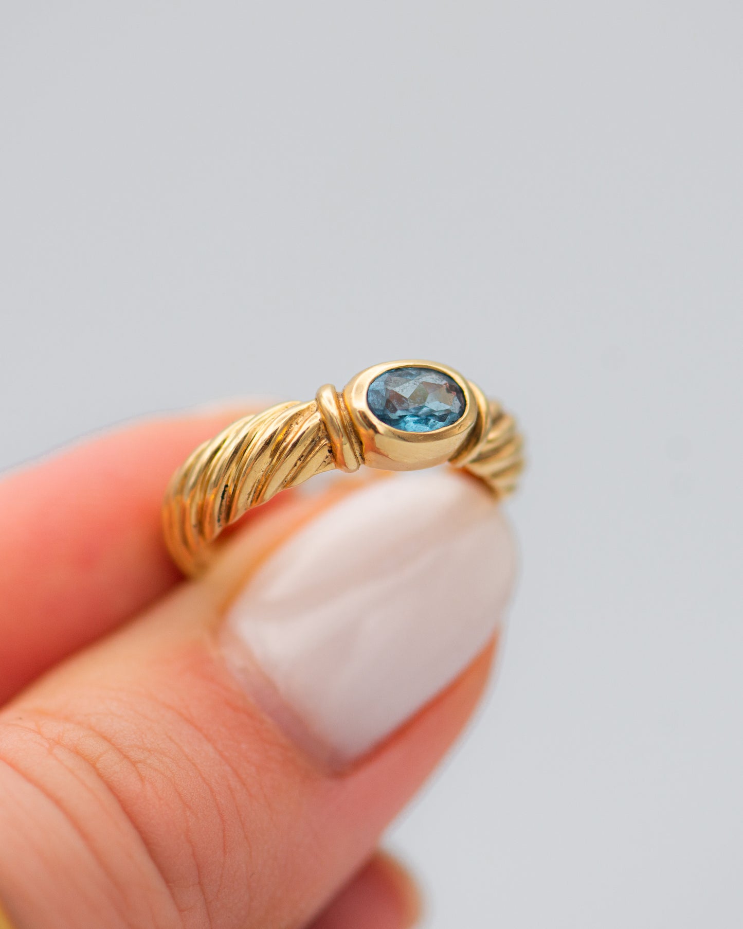 Blue Topaz Ring 0031