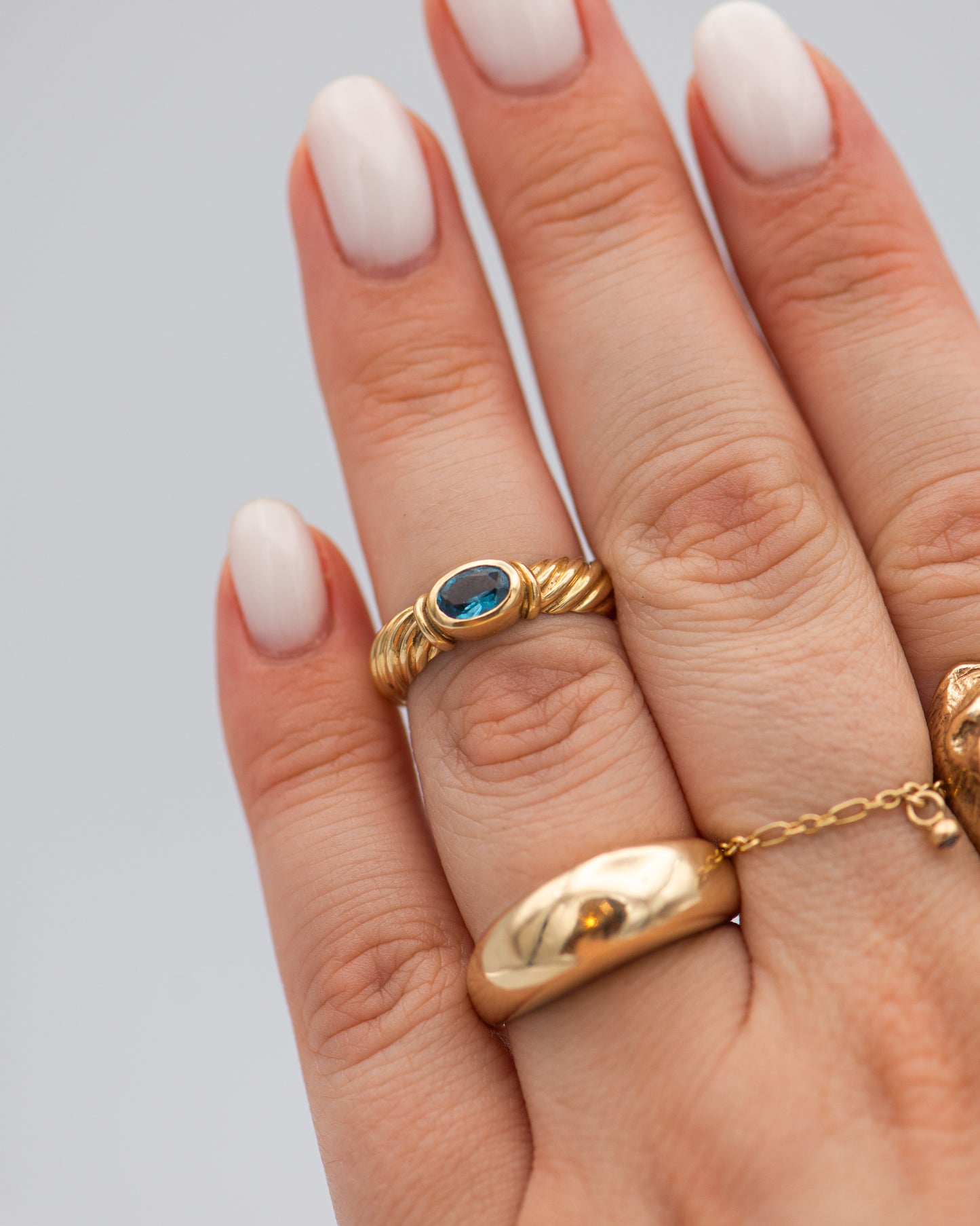 Blue Topaz Ring 0031