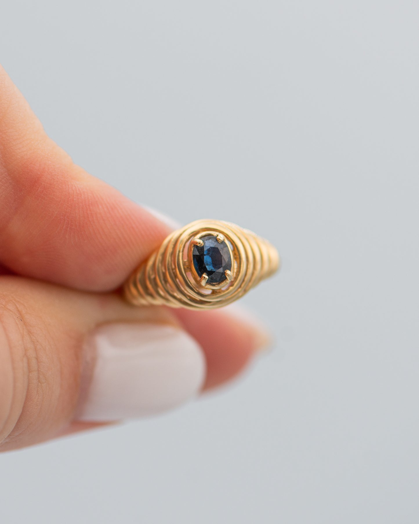 Blue Sapphire Ring 0061