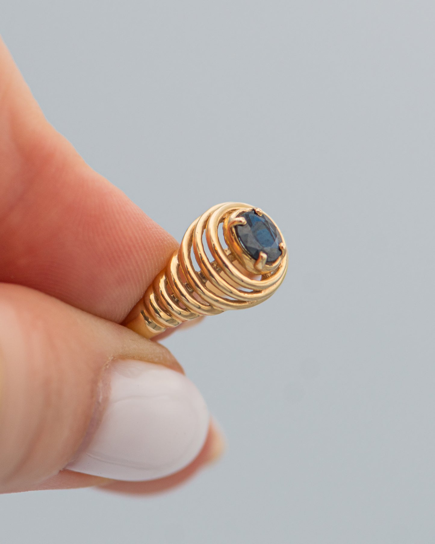 Blue Sapphire Ring 0061