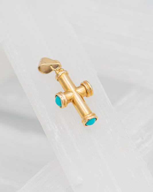 Turquoise Cross 00141