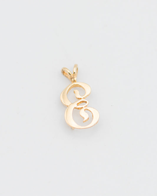 E Initial Pendant 0073