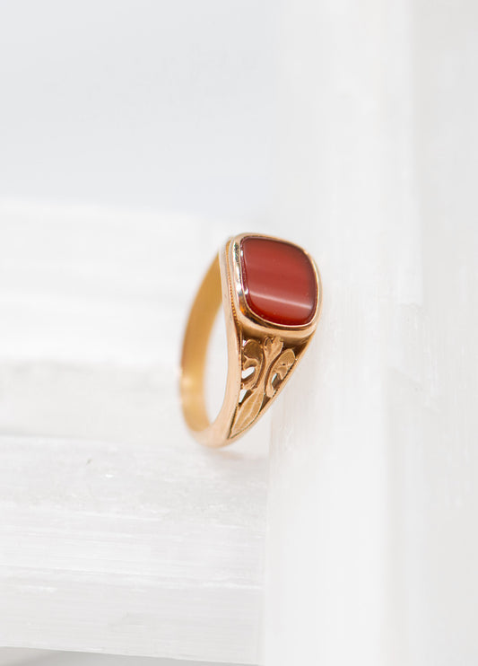 Carnelian Signet Ring
