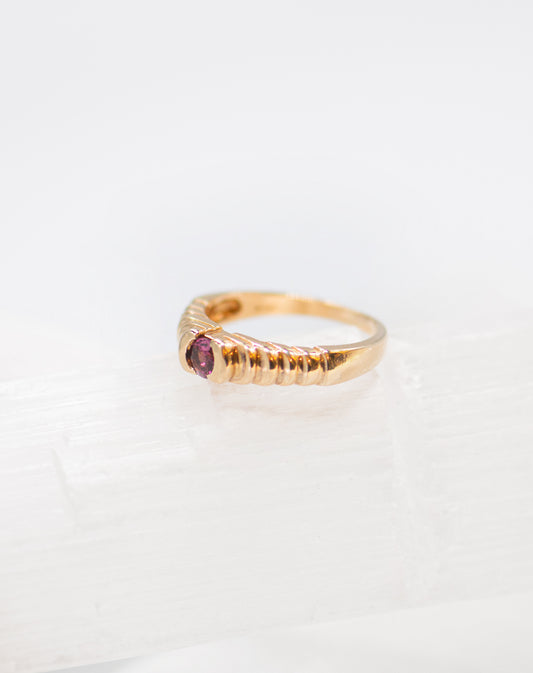 Uma Garnet ring 0075