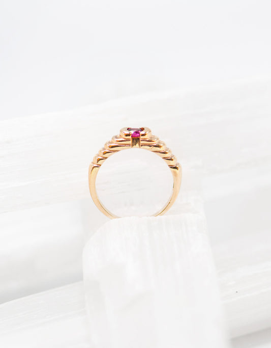 Uma Garnet ring 0075