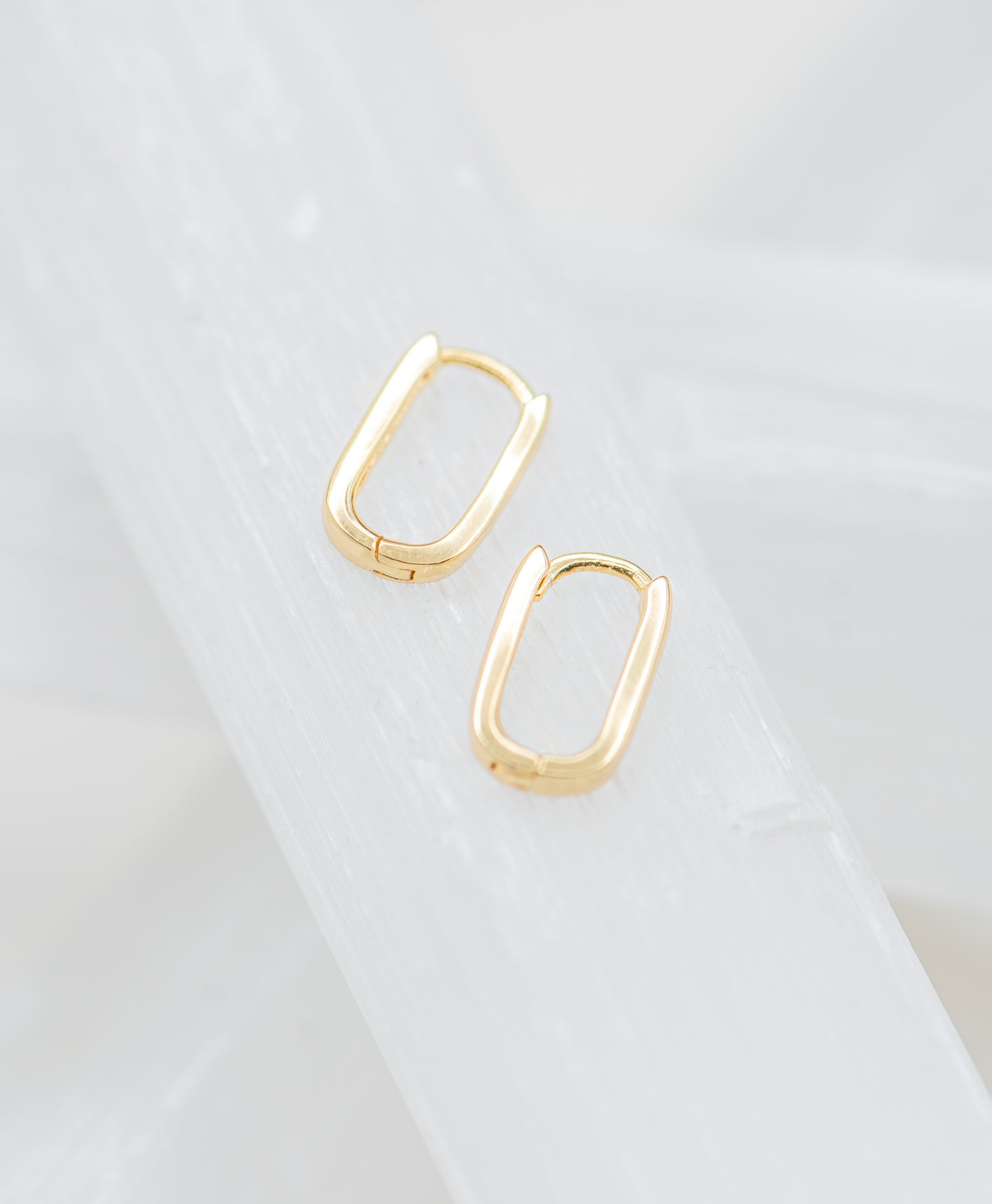 Ollie Oval Huggies Earring