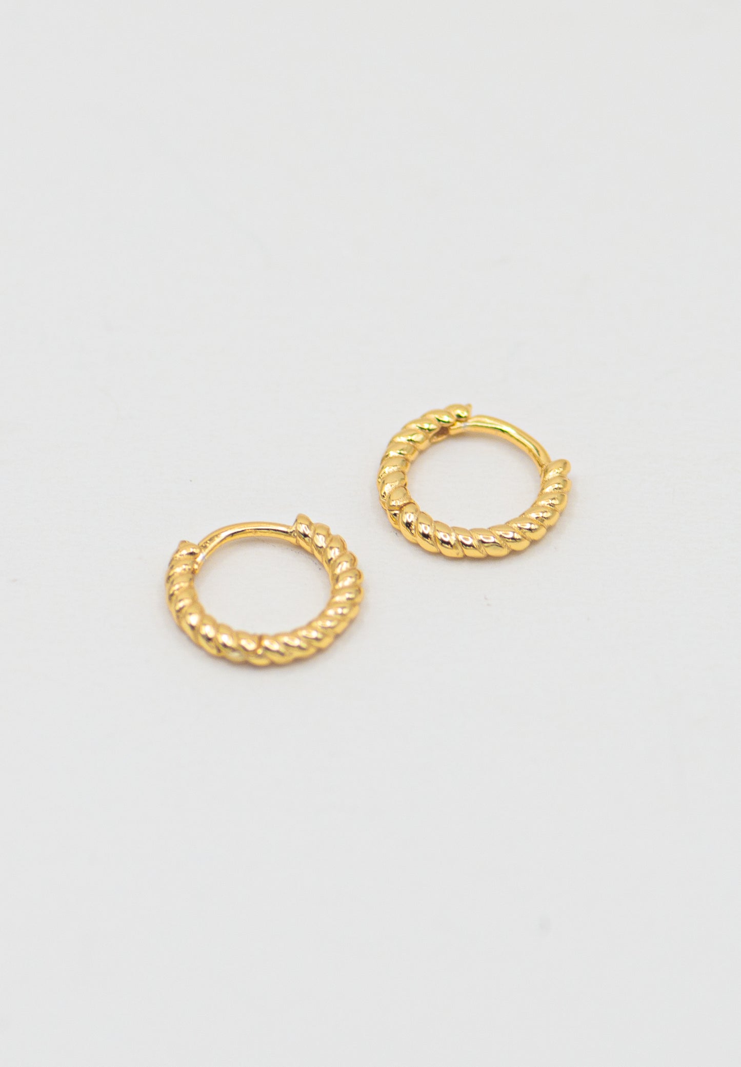 Malley Scaled Huggie Earrings