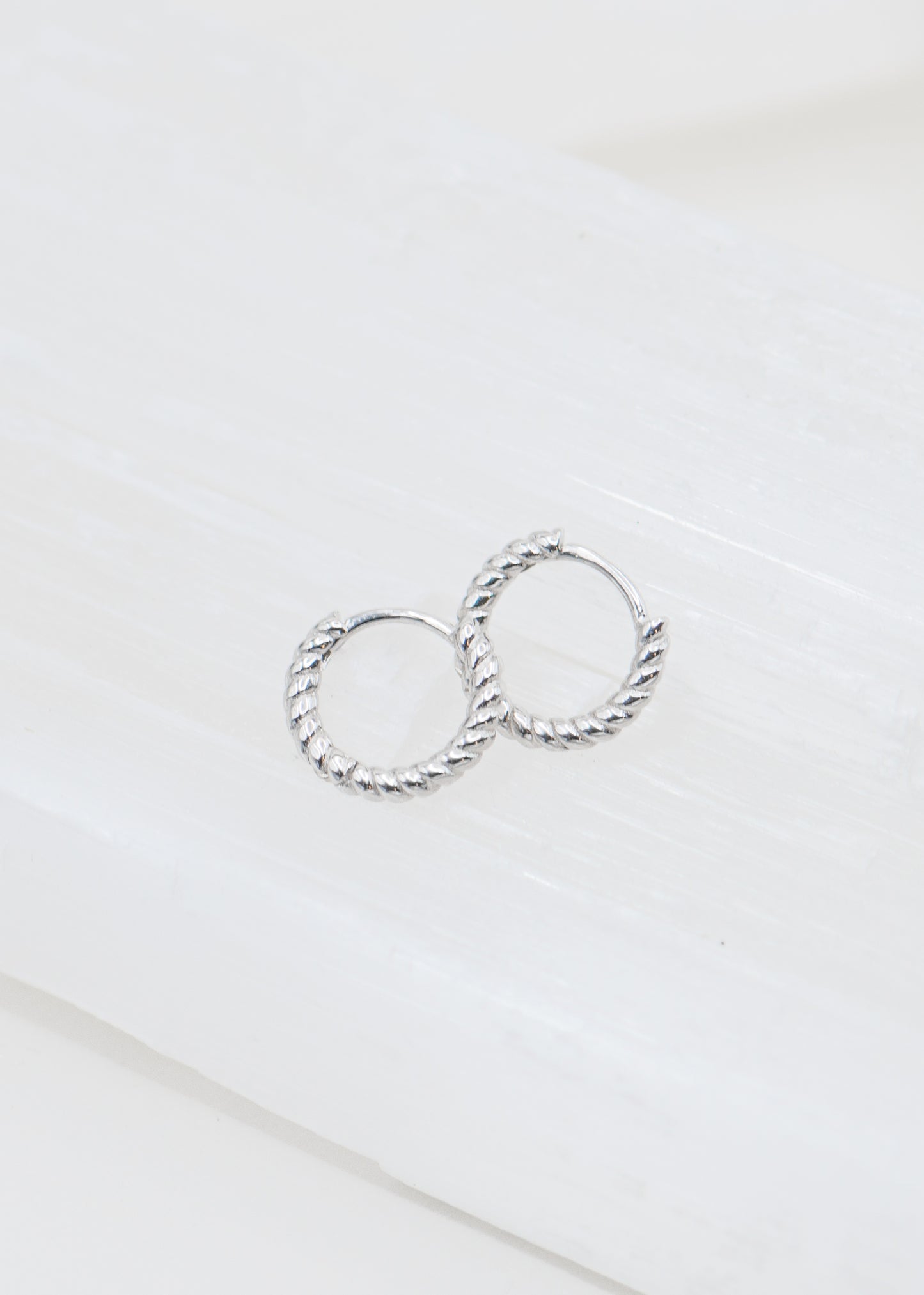 Malley Scaled Huggie Earrings