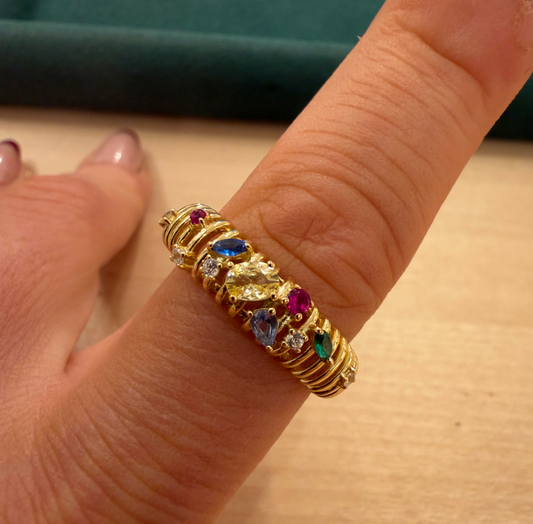 SIZE 6 tutti-frutti RING
