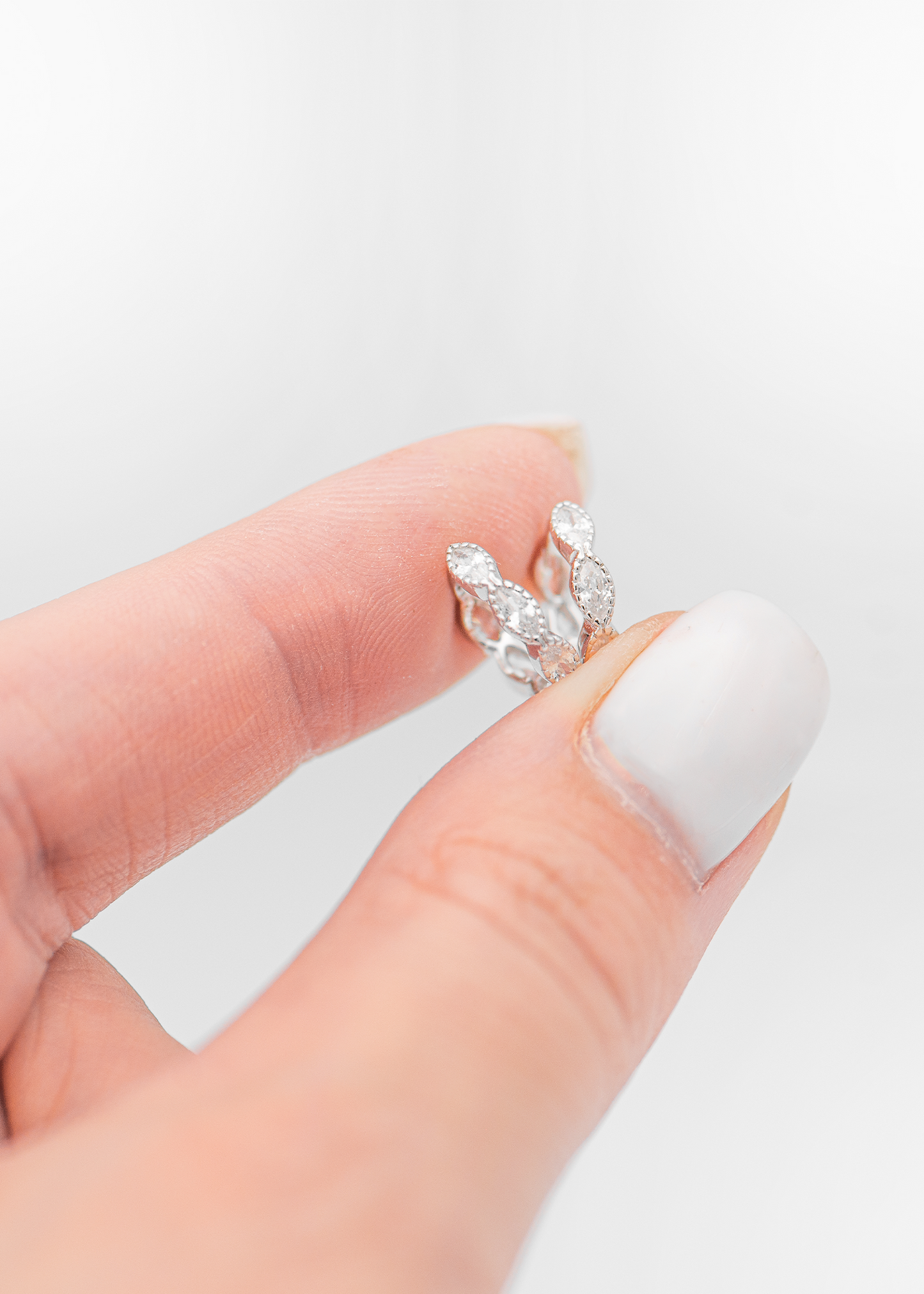 Uma Crystal Huggie Earrings