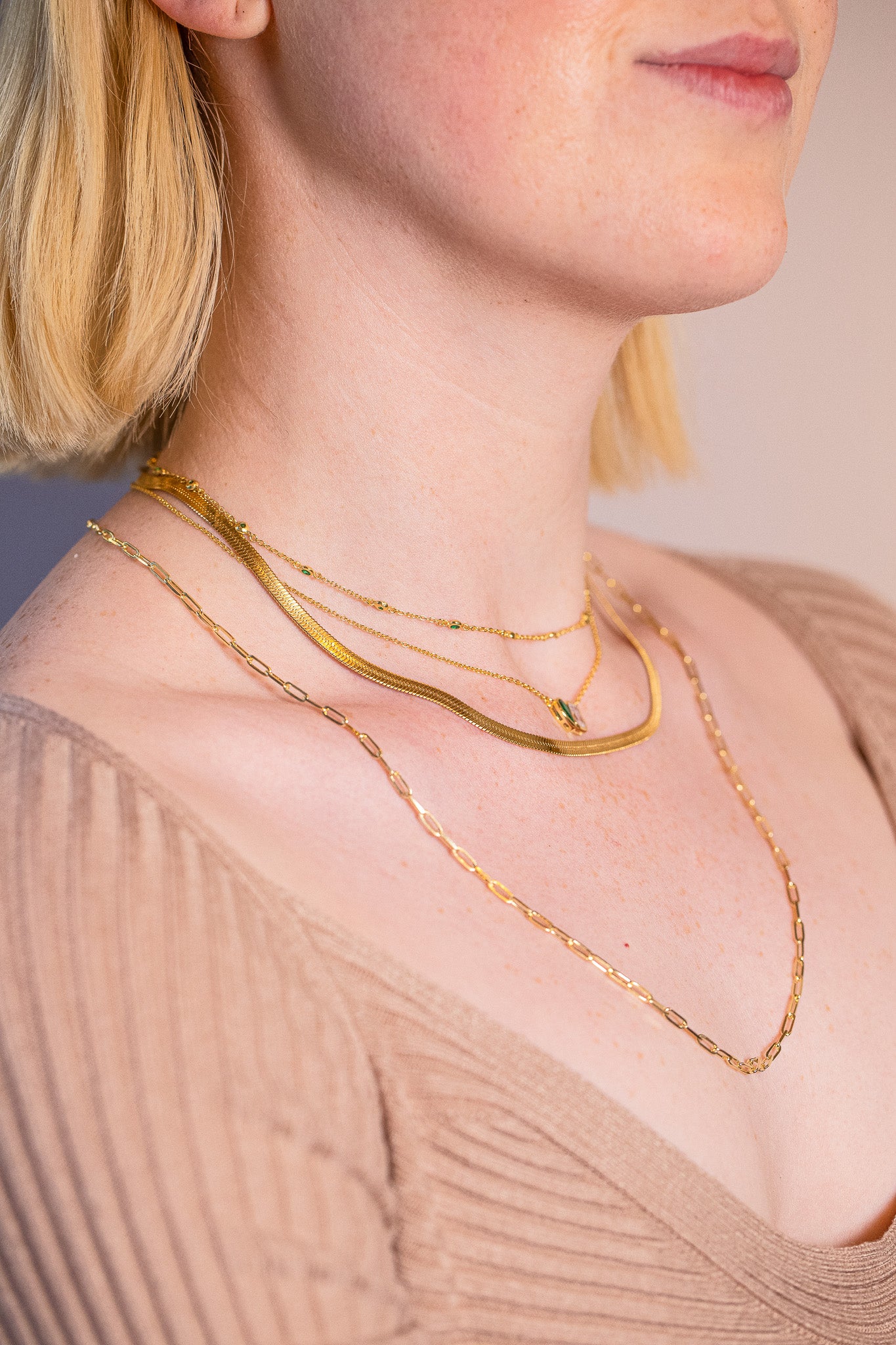 Ashton Herringbone Chain