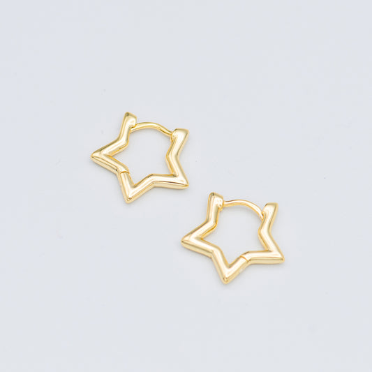 Estrella Star Huggies Earring