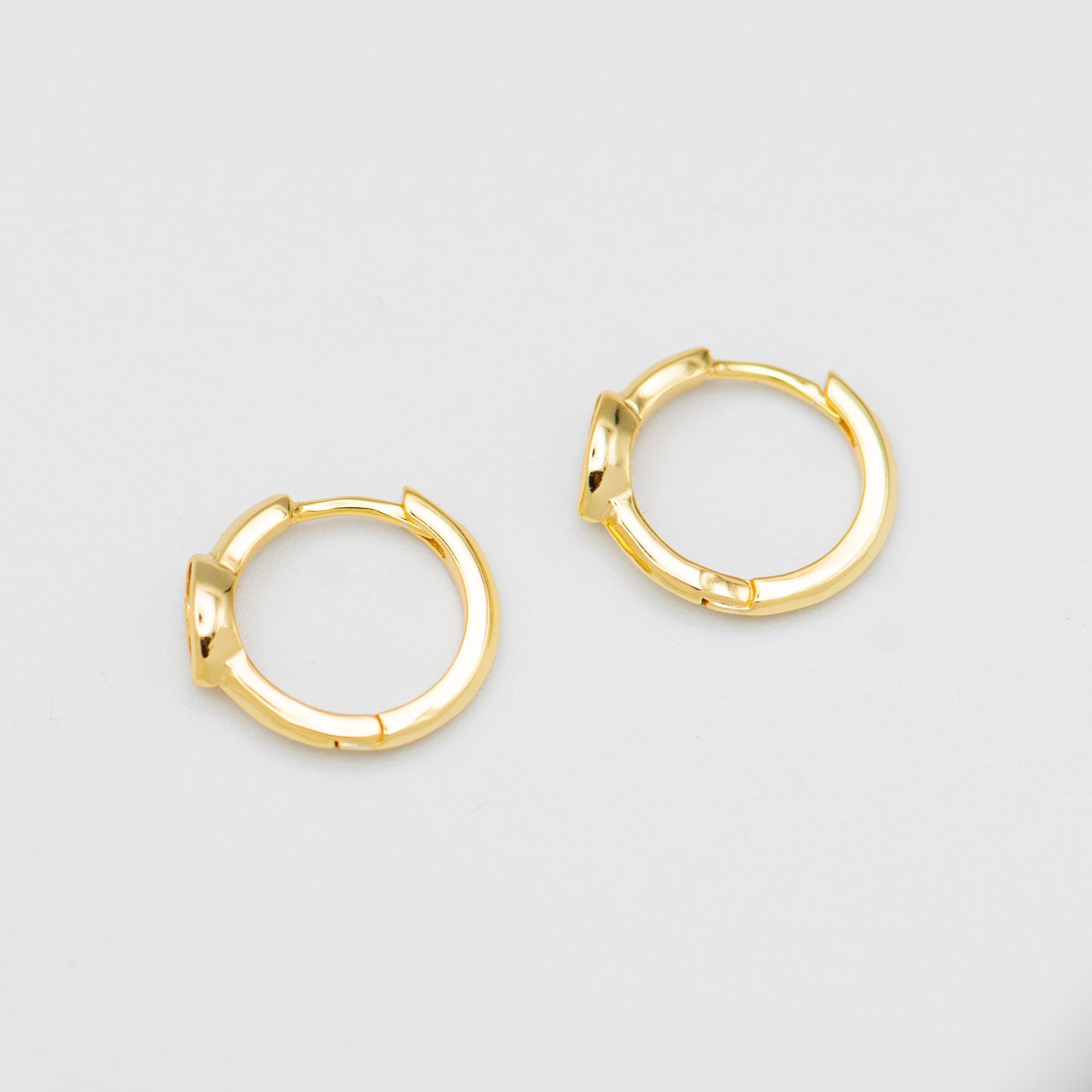 Marquise Huggie Earrings