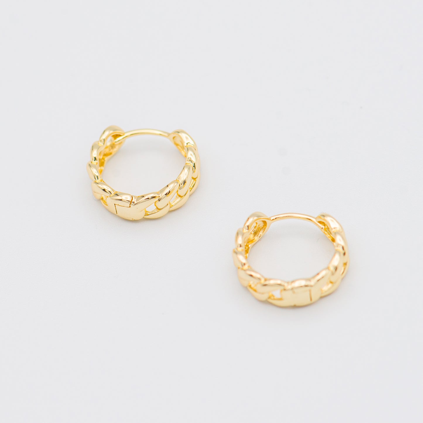 Harriet Cuban Chain Earrings
