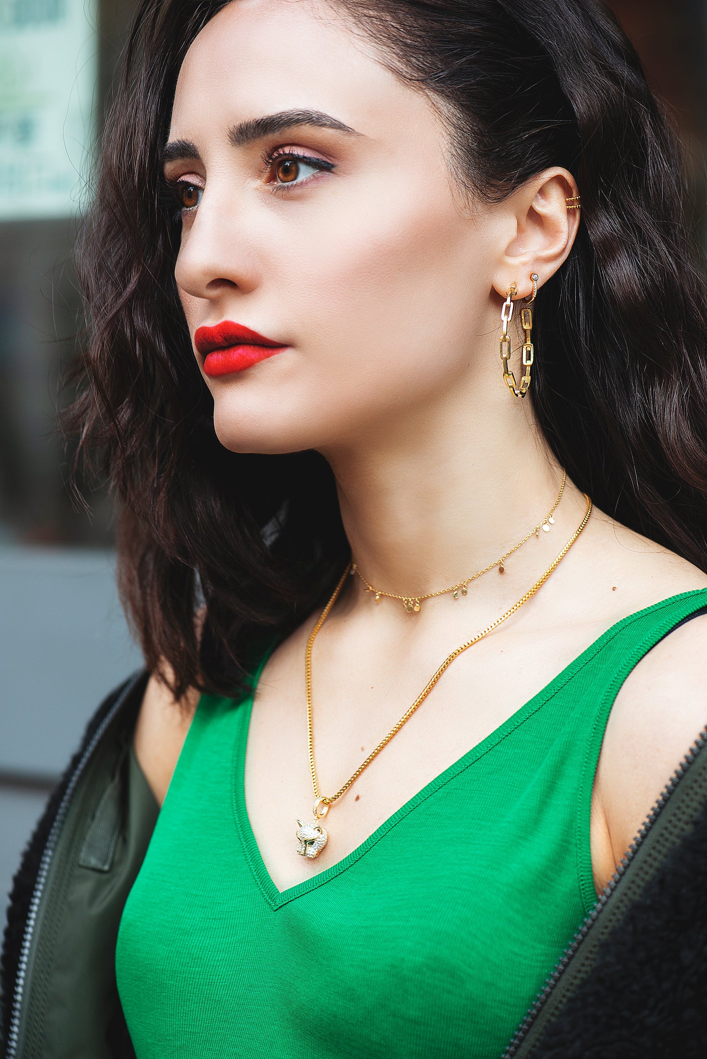 Gold Jaguar Necklace - tissinyc