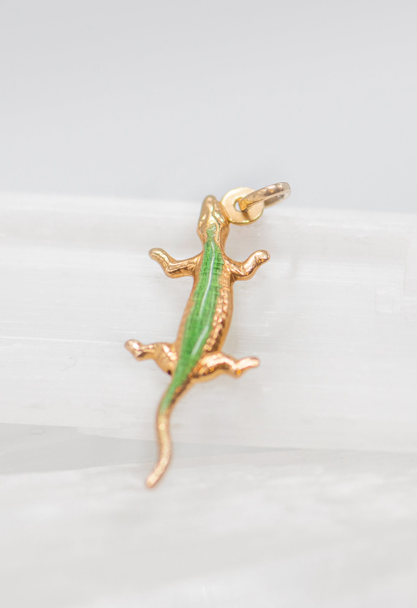 Lizard Enamel Charm