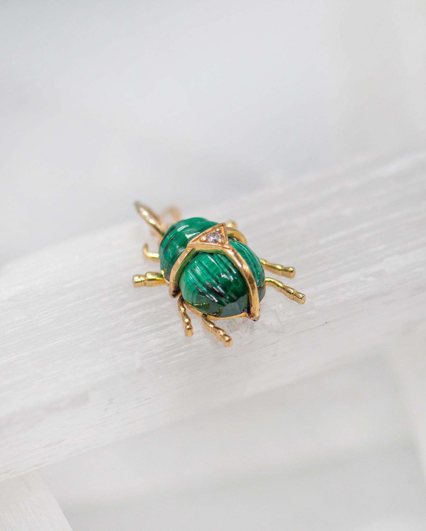 Green Beetle Pendant