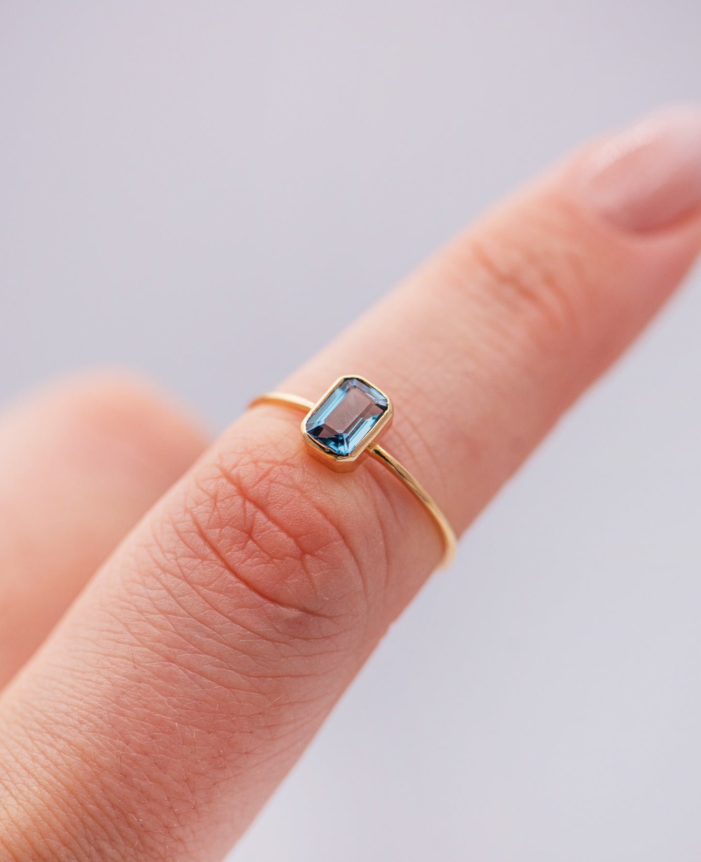 Blue Topaz ring