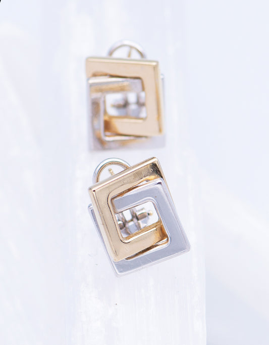 Square earrings