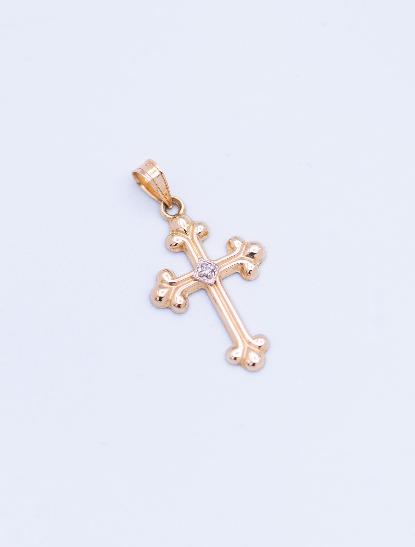 Tiny Gold Cross