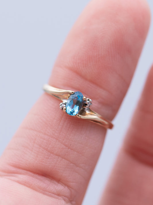 Blue Topaz Ring