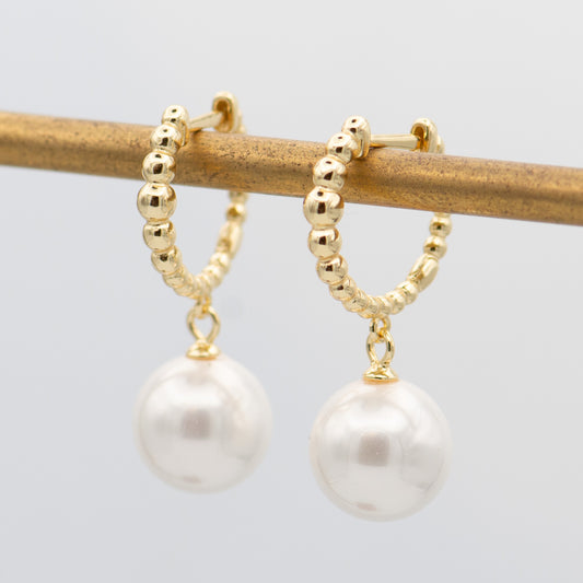 Charys Pearl Dangle Earrings