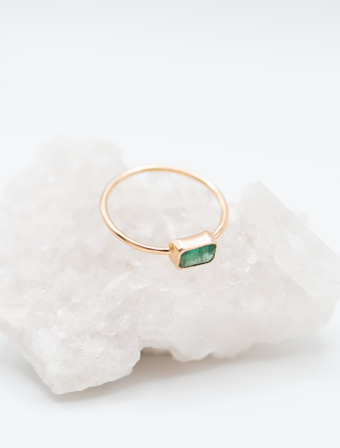 Abi Emerald Ring