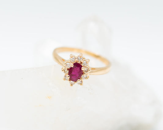 Vintage Ruby Ring