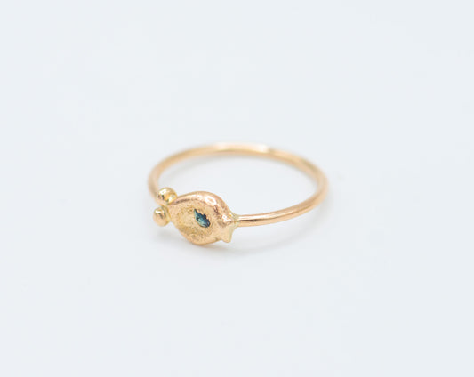 Skinny Sapphire Ring