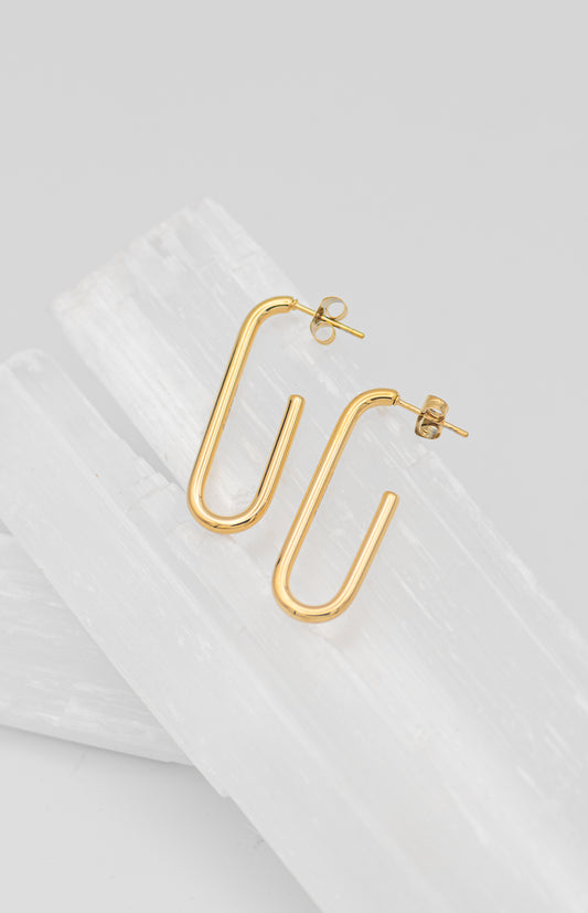 Matteo Paperclip Hoops