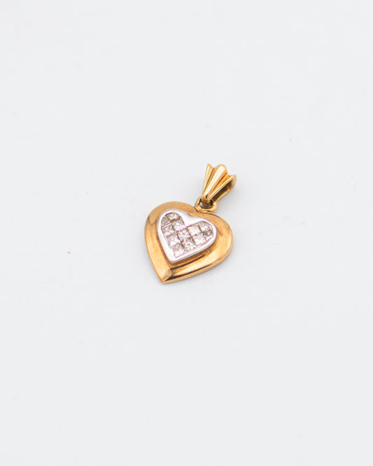 Vintage heart pendant 0060
