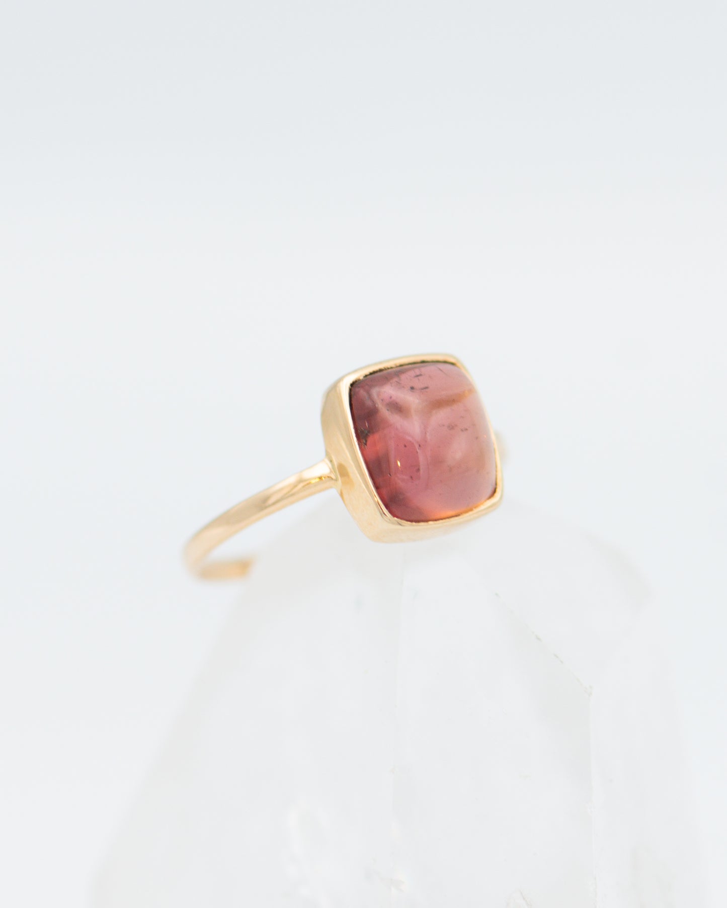 Large Pink Tourmaline Ring 0026