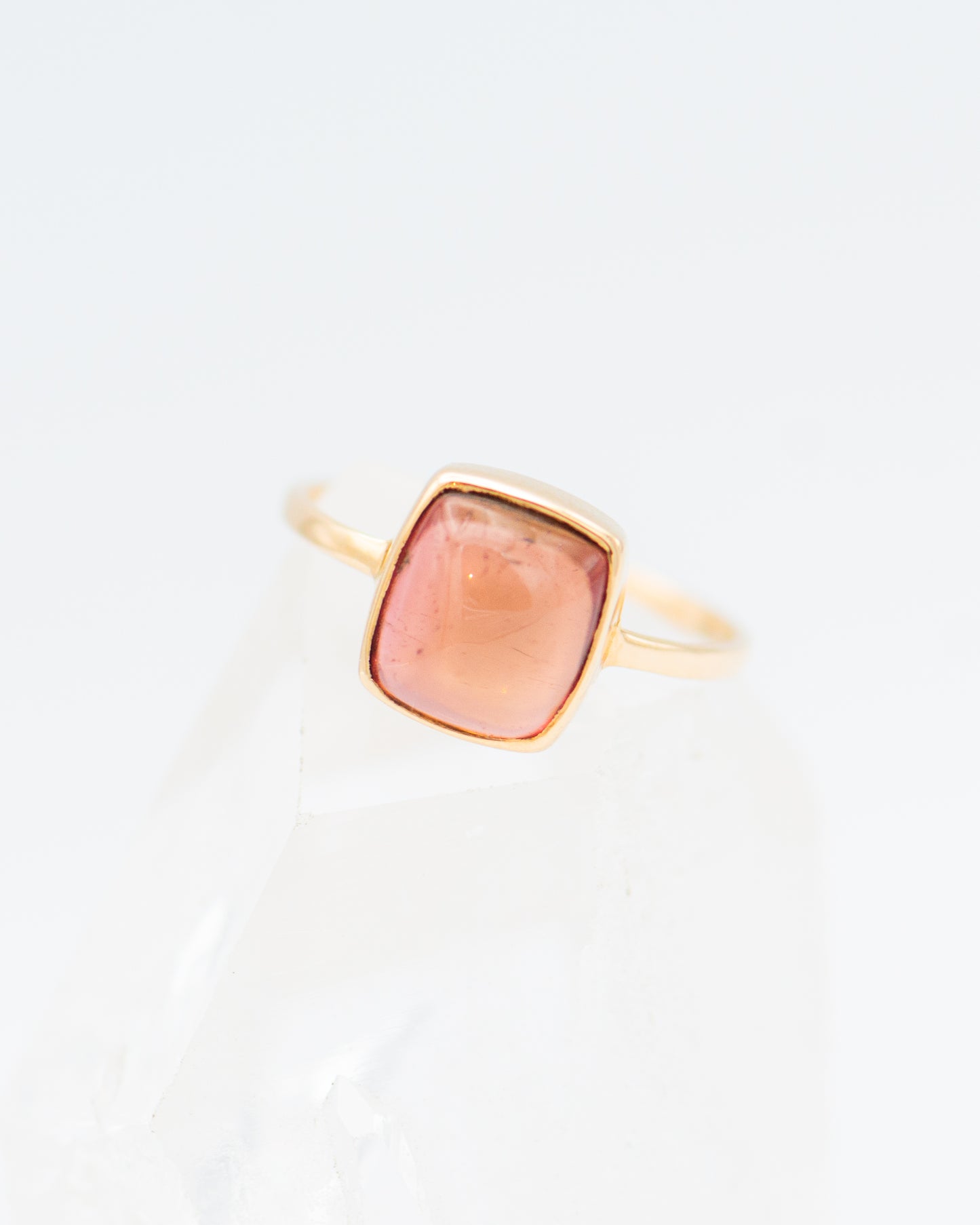 Large Pink Tourmaline Ring 0026