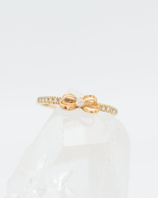 Tiny Bow Ring 0081