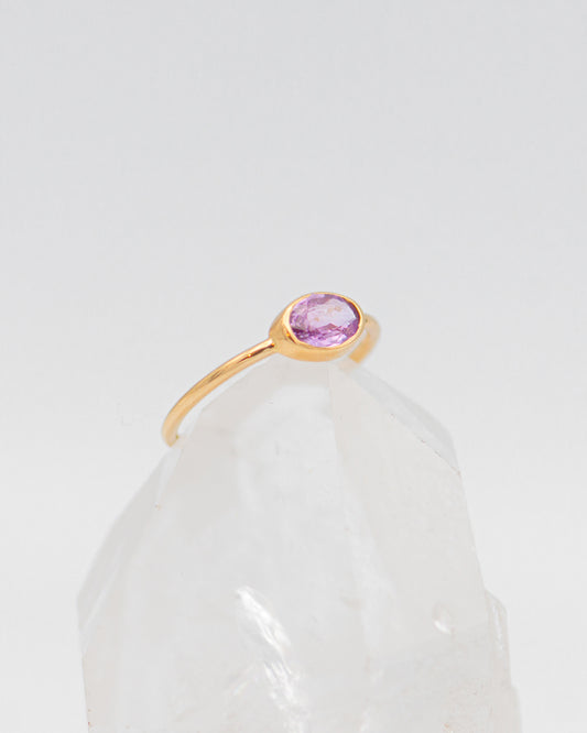Pink Sapphire Ring 0042