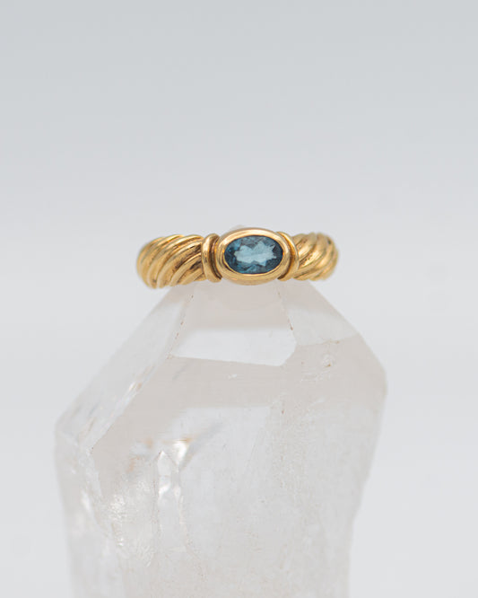 Blue Topaz Ring 0031