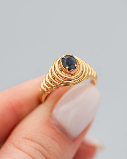 Blue Sapphire Ring 0061