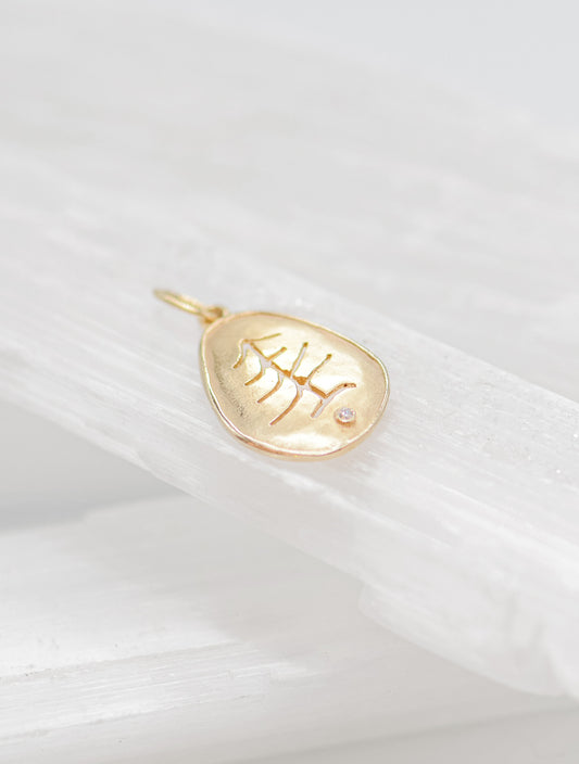 18K Tree of life charm