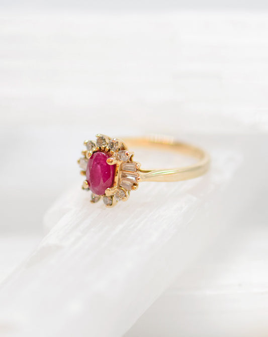 Ophelia Ruby Ring