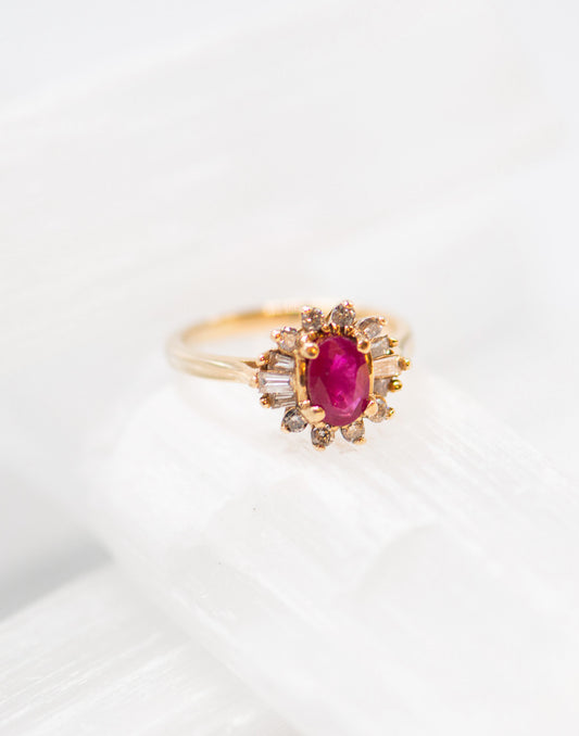 Ophelia Ruby Ring