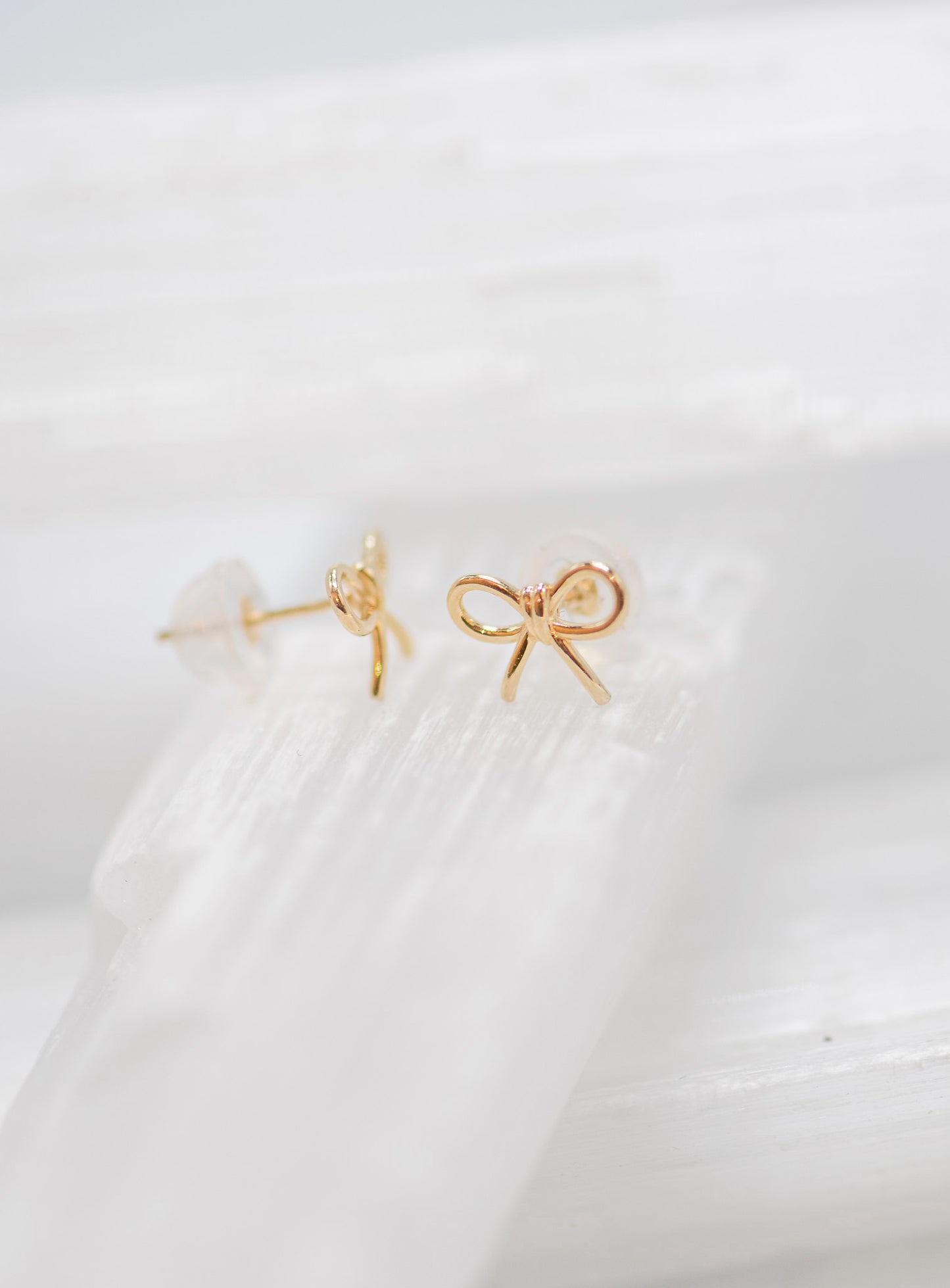 Tiny Ribbon Studs