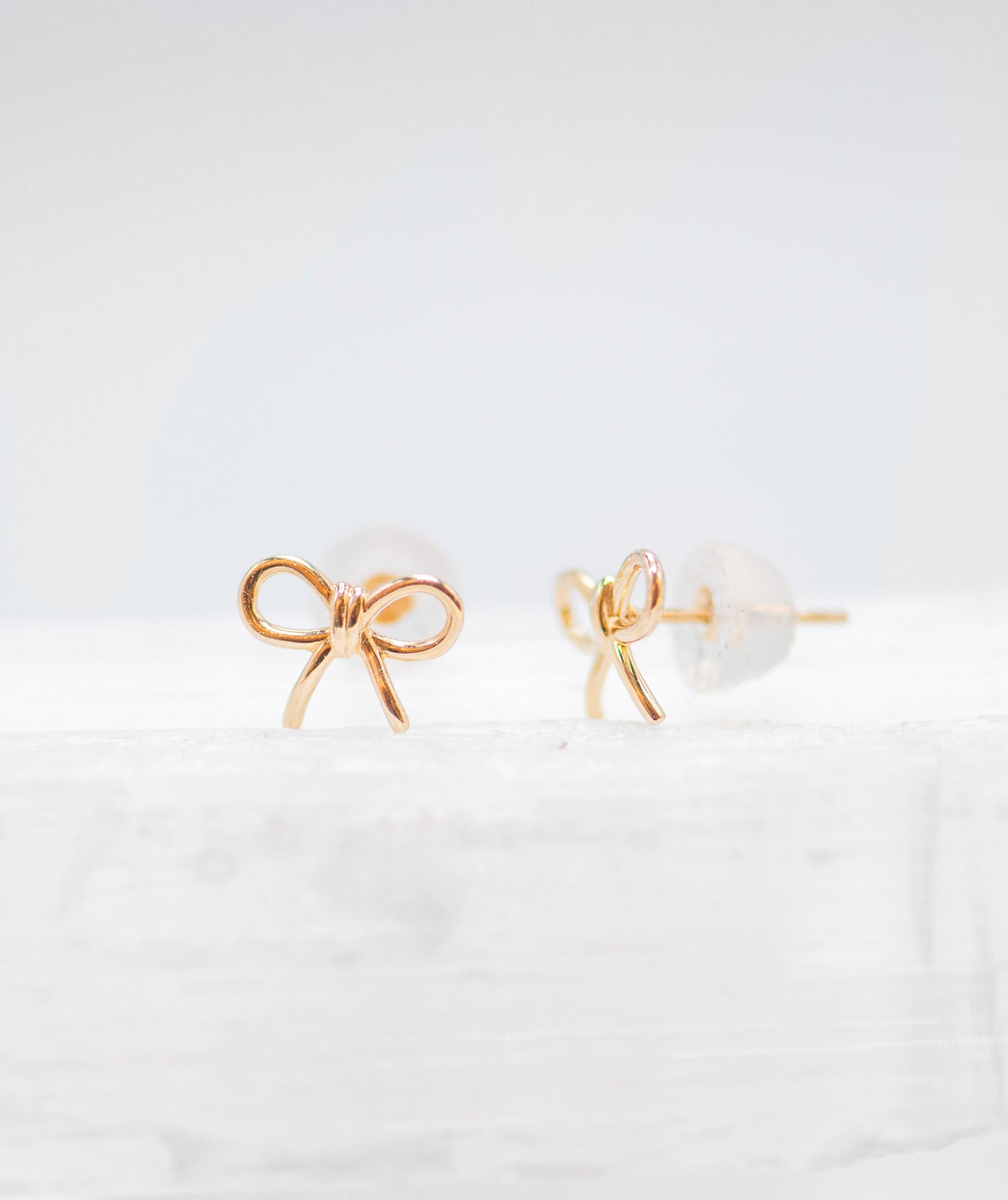 Tiny Ribbon Studs