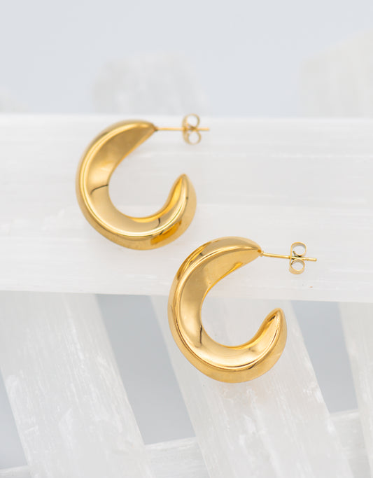 Joy Chunky Edge Earrings