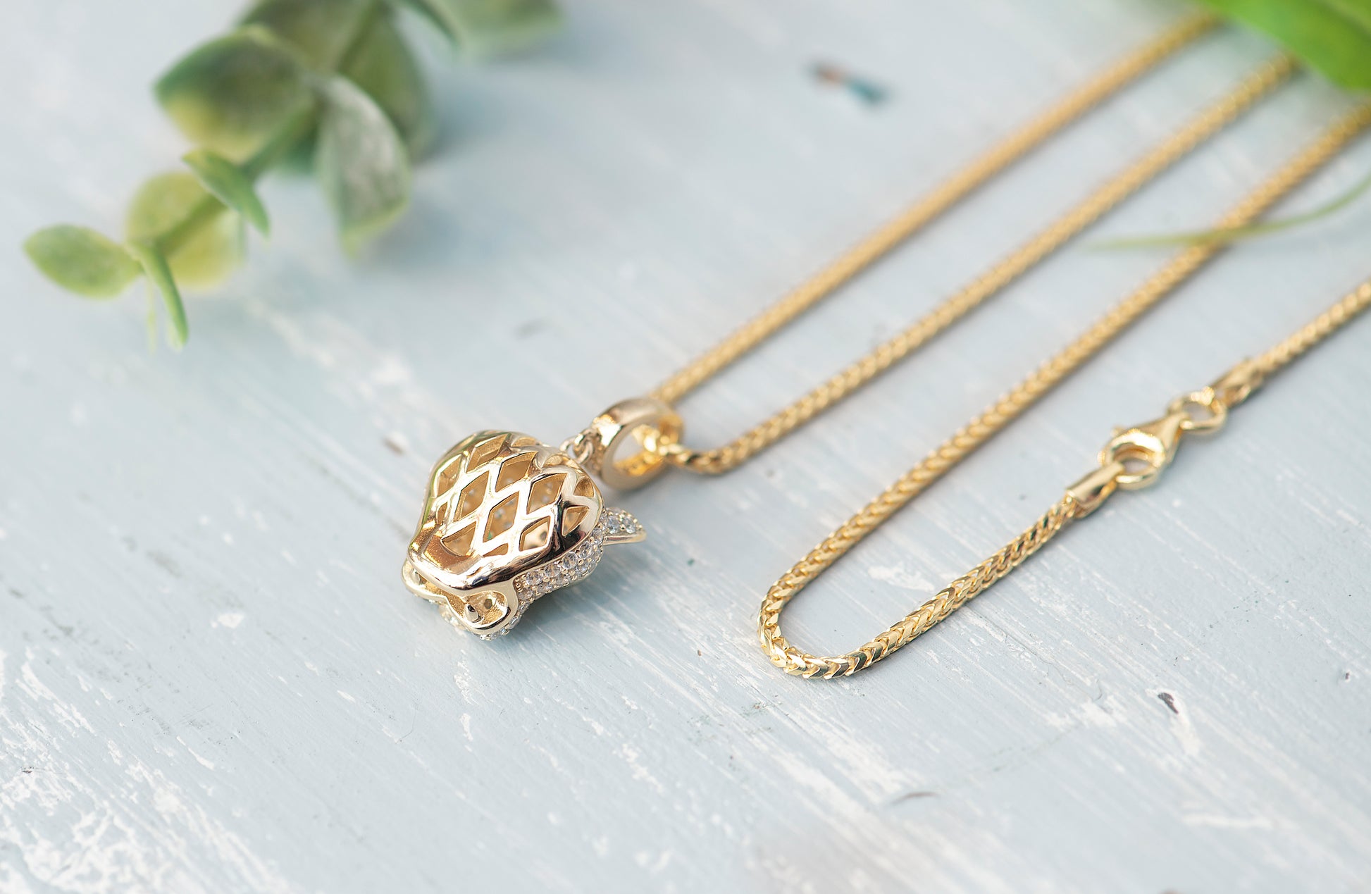 Gold Jaguar Necklace - tissinyc